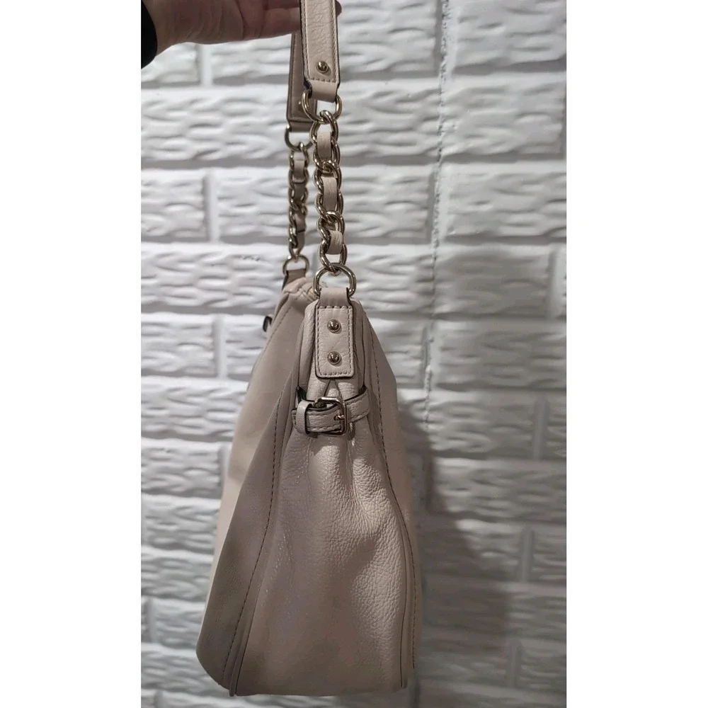 Kate Spade New York Pebble Leather Pine Street Finley Hobo Shoulder Handbag Pink